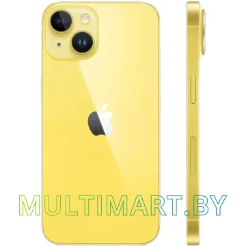 Смартфон Apple iPhone 14 256GB Dual SIM (желтый) картинка 2